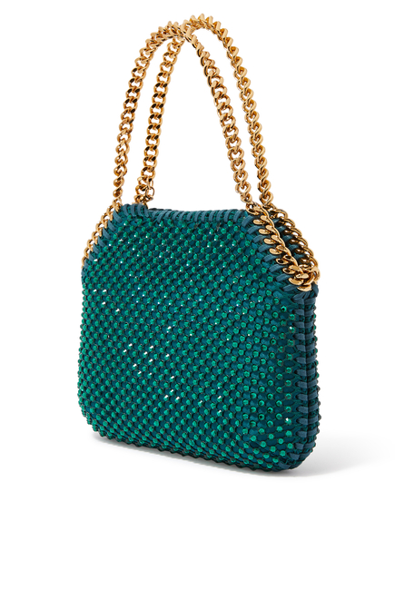Middle East Exclusive Falabella Crystal Mesh Mini Tote Bag